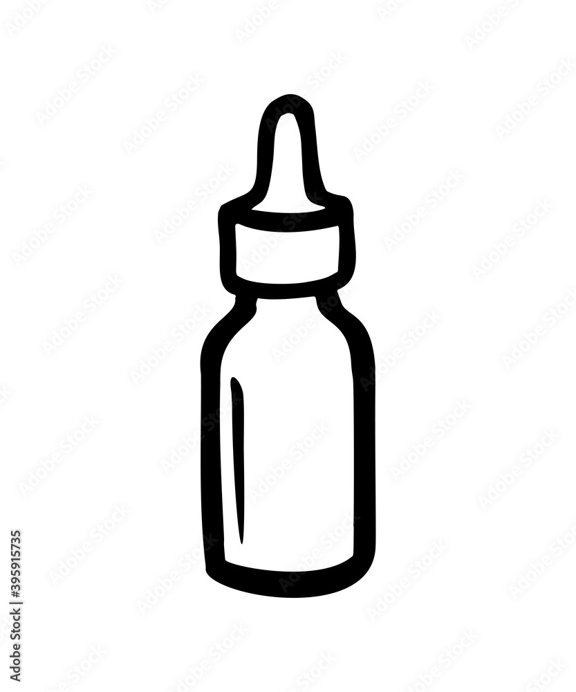 cosmetics - vector bottle, silhouette on white background. cosmetic bottles for oil, liquid essential oils, collagen serum. skin care. cosmetology. cosmetics - vector bottle, silhouette on white background. cosmetic bottles for oil, liquid essential oils, collagen serum. skin care. cosmetology.