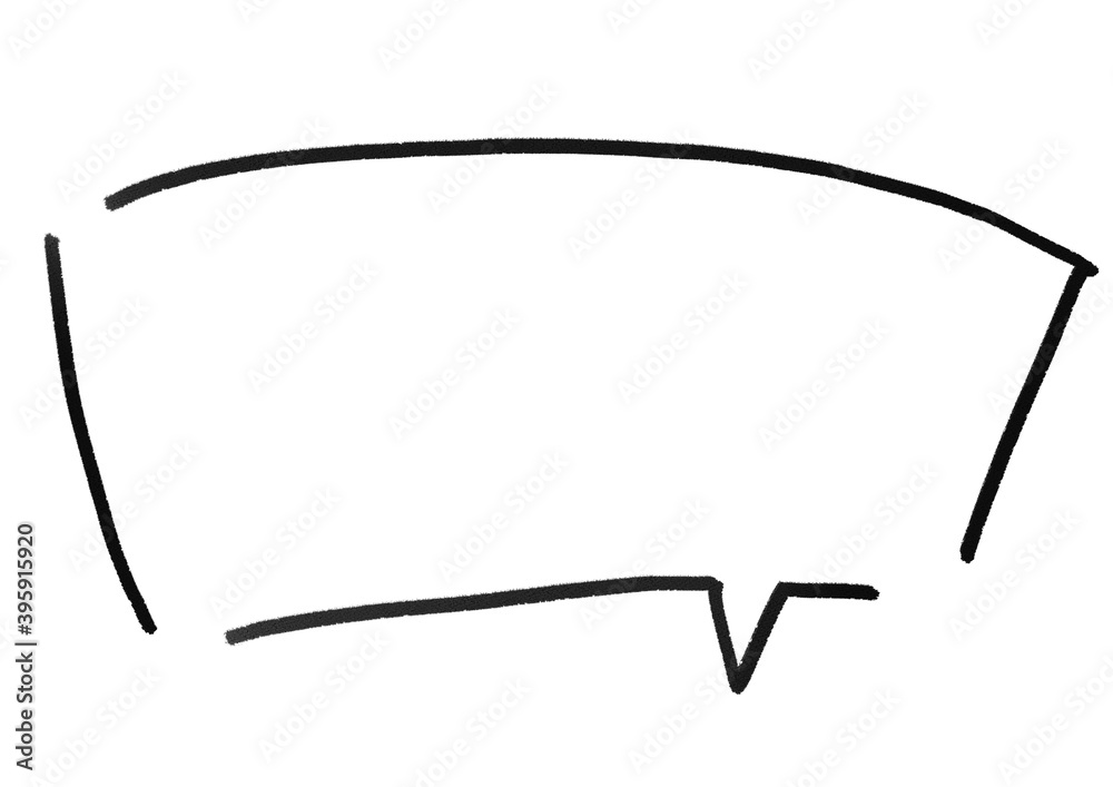 手書きの吹き出し 枠 フレーム
手書きの吹き出し 枠 フレーム