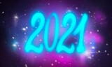 Banner 2021 neon