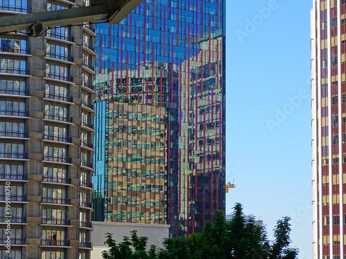 North America, United States, Washington State, City of Seattle, building facade