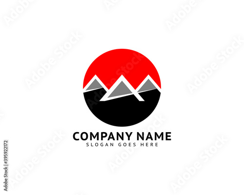 Initial Letter AAA Logo Icon Design Template