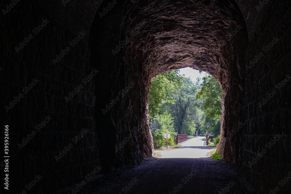 Katy trail railroad tunnel