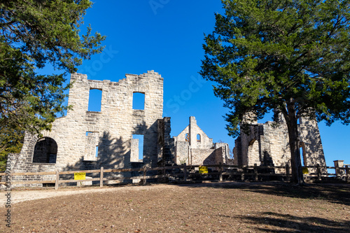 Historic castle ruins