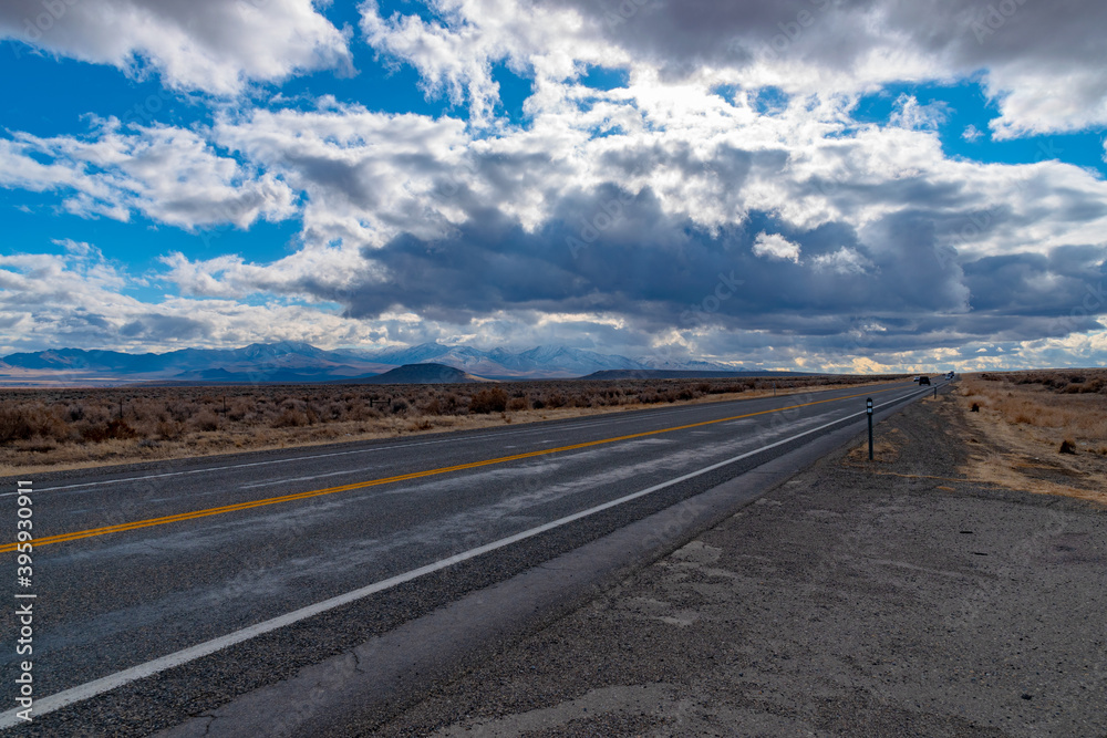 USA, NV, the 23 of November 2020, Nevada desert landscape. USA, NV, the 23 of November 2020, Nevada desert landscape.