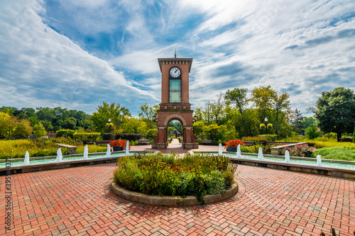 Tablou canvas Clock Tower view in Algonquin Town of Illinois