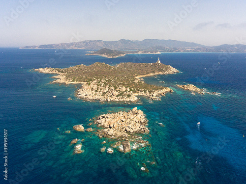 aerial view of Isola dei Cavoli in Villasimius photo