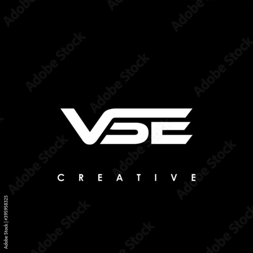 VSE Letter Initial Logo Design Template Vector Illustration photo