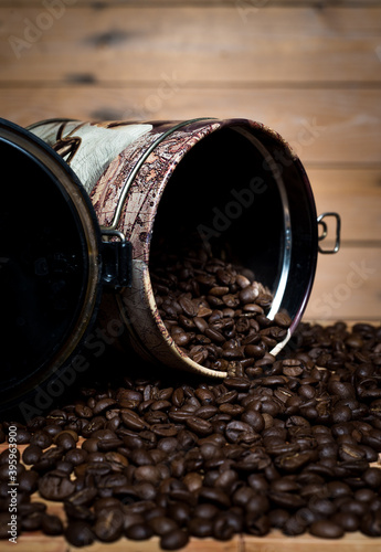 can of coffee beans