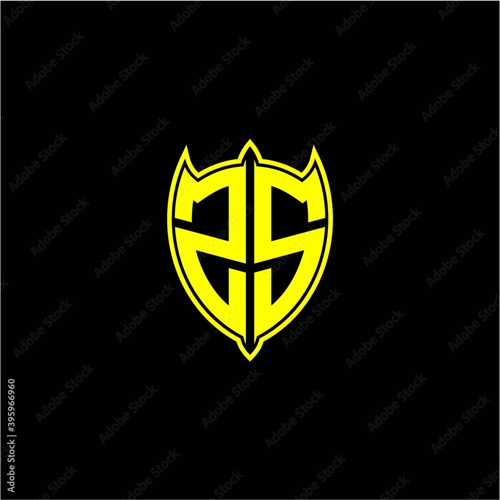 the initial letter of the shield logo Z S is yellow. the initial letter of the shield logo Z S is yellow.