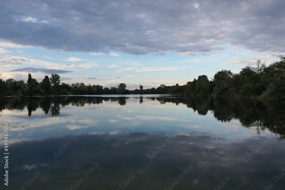 Lake in summer