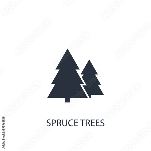 Spruce tree icon
