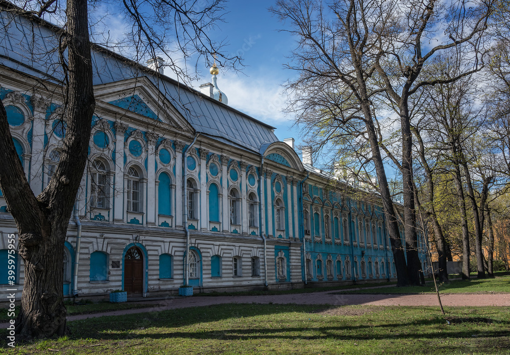 The building of the Smolny Institute in St. Petersburg