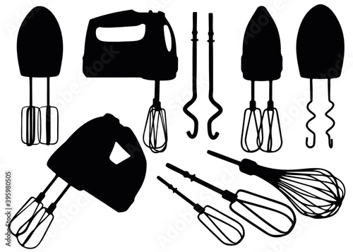 Kitchen mixer for whipping in a set.