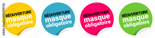 réouverture - masque - coronavirus - covid 19