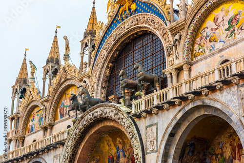 Basilica di San Marco in Piazza San Marco. Venice, Italy.