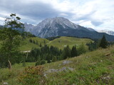 Alpine trekking tour near Koenigssee in Bavaria