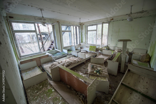Chernobyl/Pripyat/Ukraine. 25.02.2016 Zone of Chernobyl accident dominates the energy of most disastrous nuclear power plant accident in history