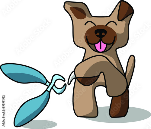 Dog nail clipping grooming services