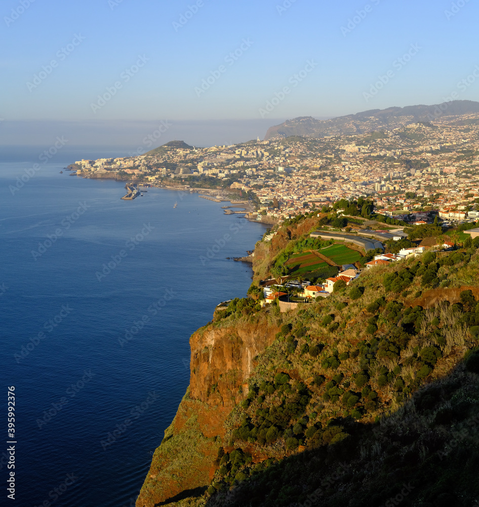 Funchal city panorama, Funchal, Madeira Island, Portugal