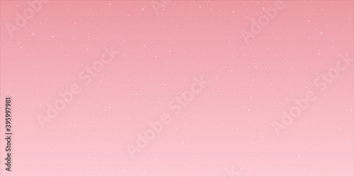 Abstract pink gradient galaxy with nebula cosmos background and stardust in deep universe. vector illustration.
