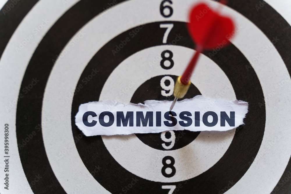 A piece of paper with the text is nailed to the target with a dart - COMMISSION A piece of paper with the text is nailed to the target with a dart - COMMISSION
