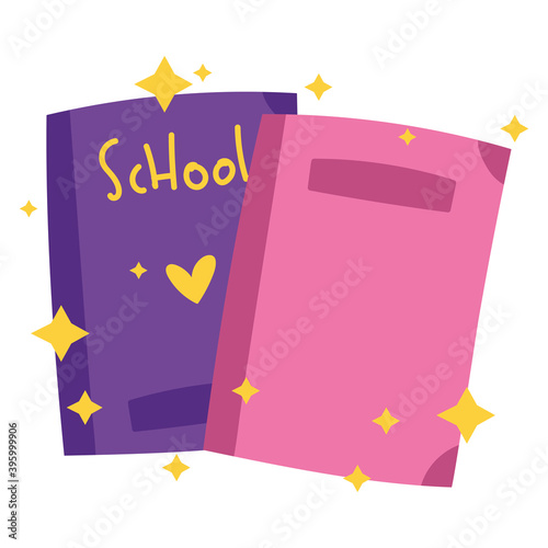 back to school, books learn education supply