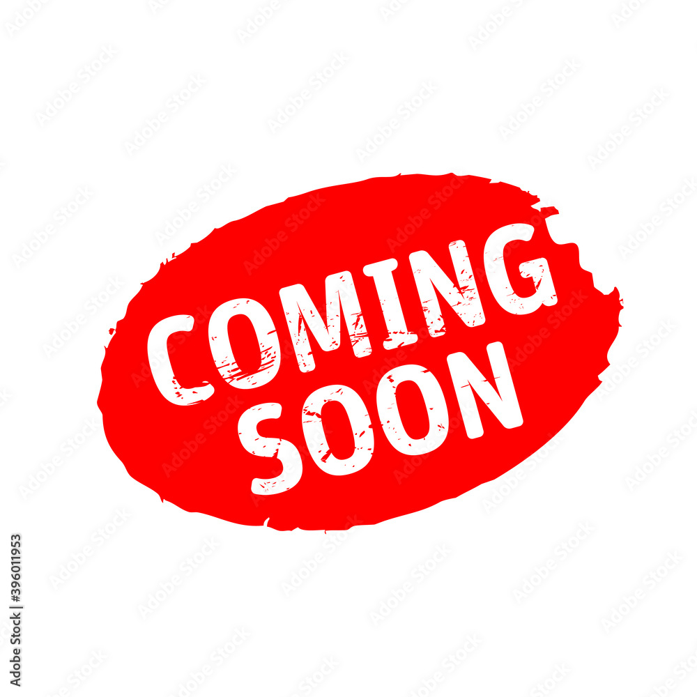 Red rubber stamp and text Coming Soon. Vector Illustration and banner. Red rubber stamp and text Coming Soon. Vector Illustration and banner.