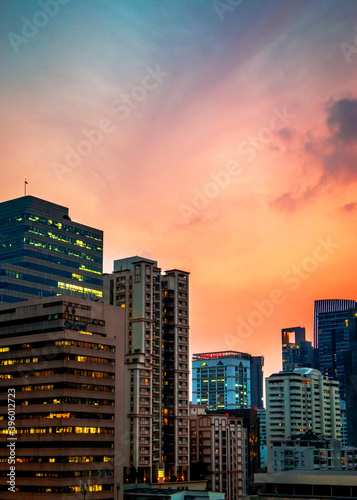 Bangkok Skyline at Dusk