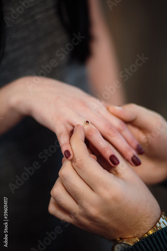 close up of a person holding hands © Alexandr