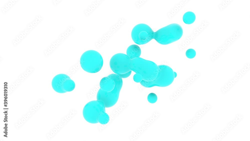 Blue abstract moving graphics. Organic design. Seamless loop. Blue abstract moving graphics. Organic design. Seamless loop.