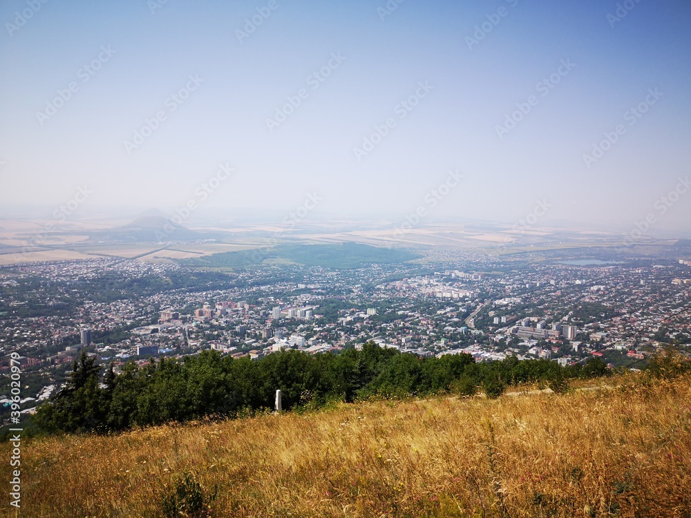 panorama of the pyatigorsk mountains