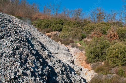 Photos Natural geothermal phenomena at Naturalistic Park of Biancane near Monterotondo Marittimo, Tuscany, Italy