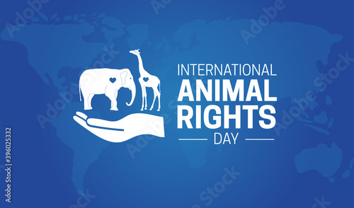 International Animal Rights Day Background Banner