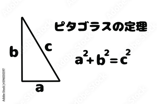 ピタゴラスの定理、三平方の定理　ベクター