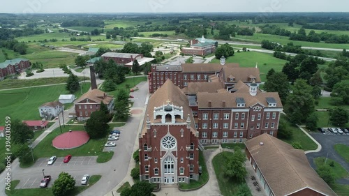 St. Catharine College was a small Roman Catholic liberal arts college near Springfield, Kentucky. Drone Aerial View