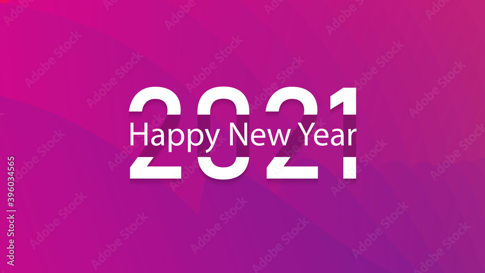 Abstract Background Wallpaper Happy New Year 2021 with colorful background