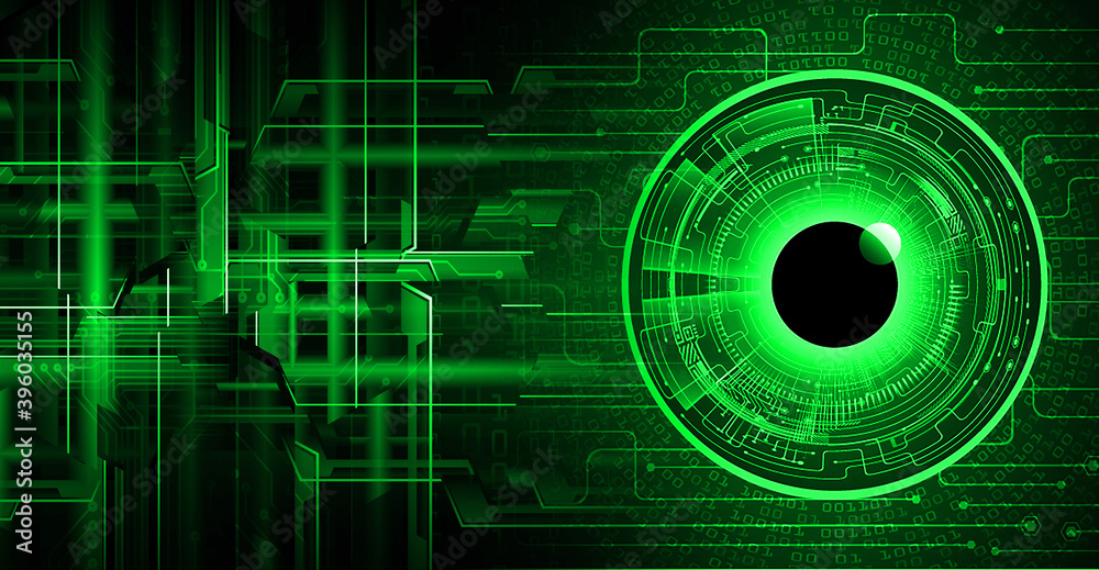 eye cyber circuit future technology concept background eye cyber circuit future technology concept background