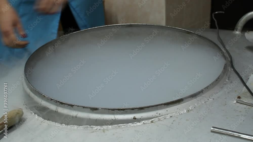 Liquid nitrogen in the laboratory with samples of semen from a bull, horse, animal. High-tech laboratory equipment for in vitro fertilization. Liquid nitrogen in the laboratory with samples of semen from a bull, horse, animal. High-tech laboratory equipment for in vitro fertilization.