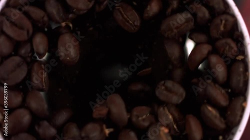 coffee is brewed from ground coffee beans