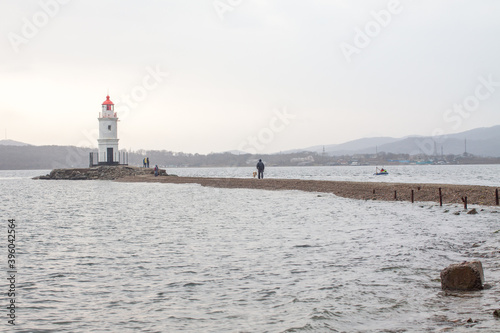 Landscape with a path to  Vladivostok's Lighthouse  © Natalia Terenteva