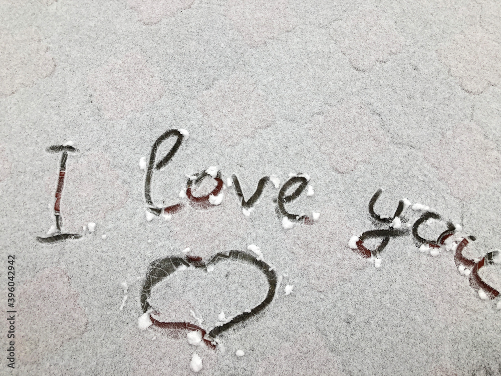 Fototapeta premium Happy Valentine's day! Card, online banner, greeting card, Flat lay on Valentine's Day