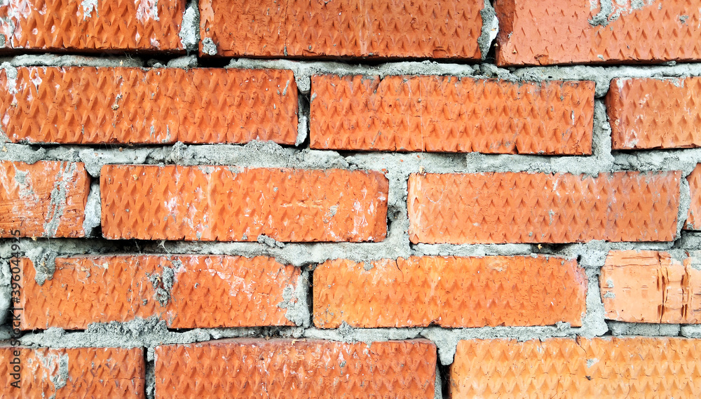 Obraz premium Brick old wall. Brick wall background. Brick texture. Loft style