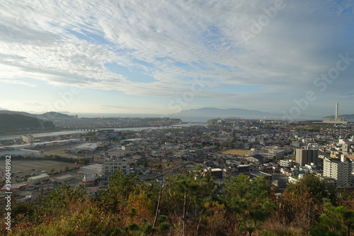 兵庫県赤穂市の雄鷹台山の美しい景色