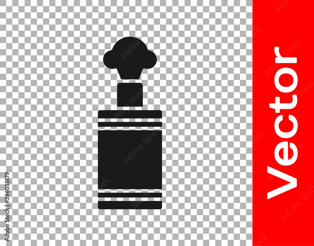 Black Hand grenade icon isolated on transparent background. Bomb explosion. Vector. Black Hand grenade icon isolated on transparent background. Bomb explosion. Vector.