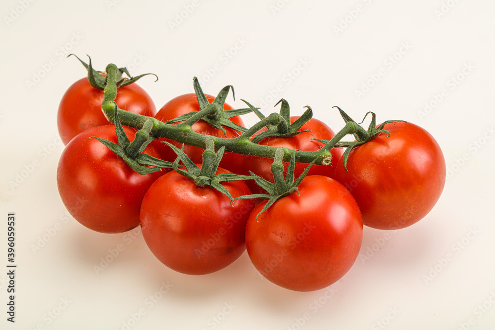 Fresh ripe cherry tomato branch