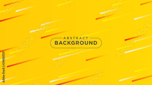 Abstract Geometric Background. Light Yellow with Colorful Dynamic Shapes Composition. Eps 10 Vector Illustration.