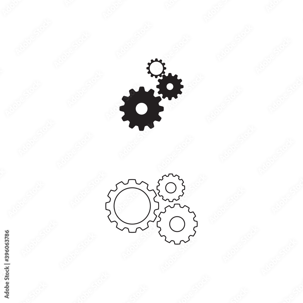 Gear Logo Template vector icon illustration design Gear Logo Template vector icon illustration design