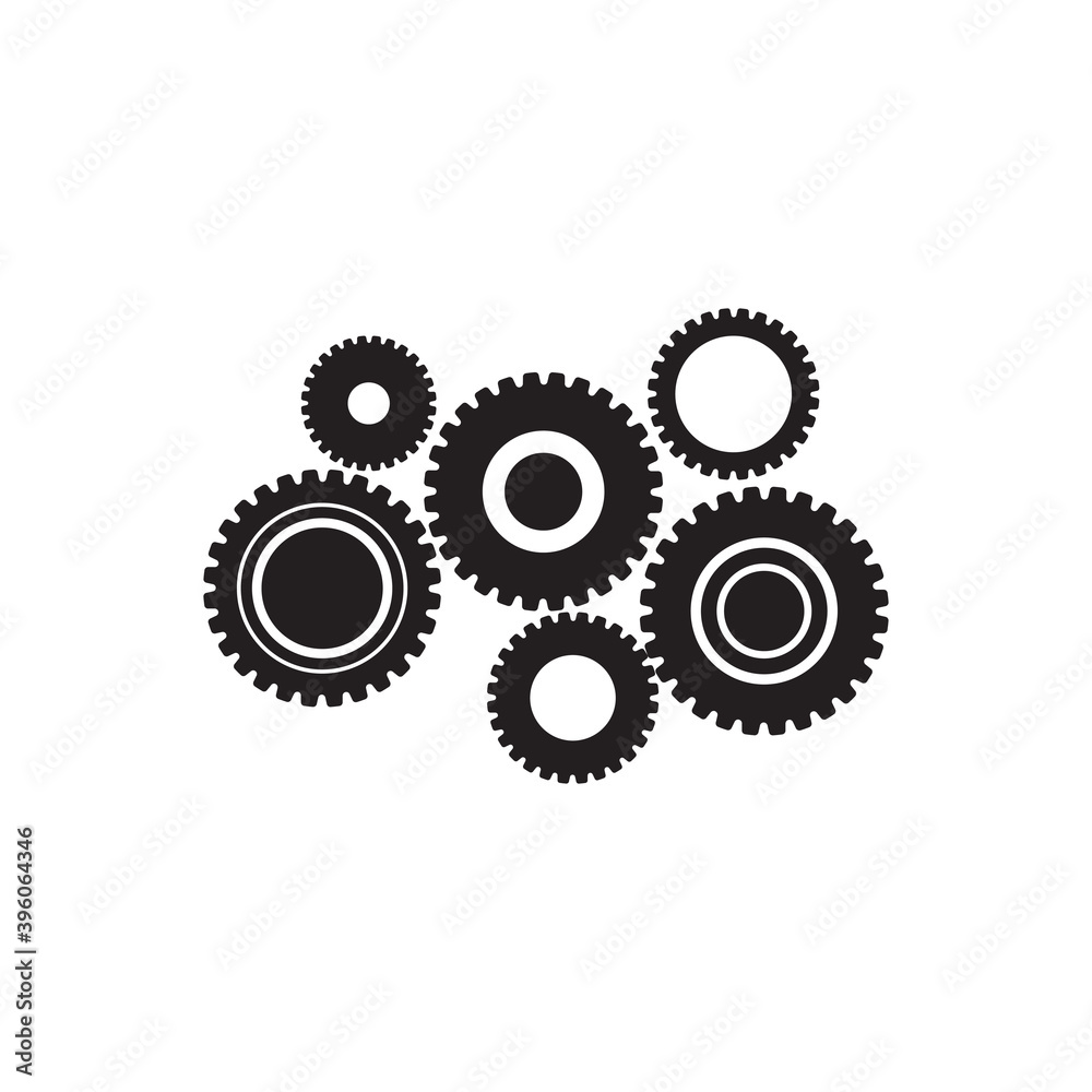 Gear Logo Template vector icon illustration design Gear Logo Template vector icon illustration design
