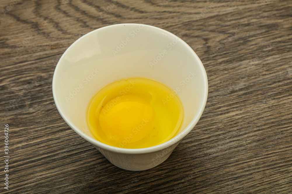 Raw Chicken egg in the bowl Raw Chicken egg in the bowl