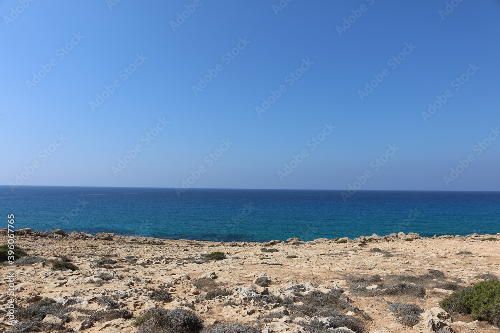 the national Park of Cape Greco, Cyprus panoramic sea views